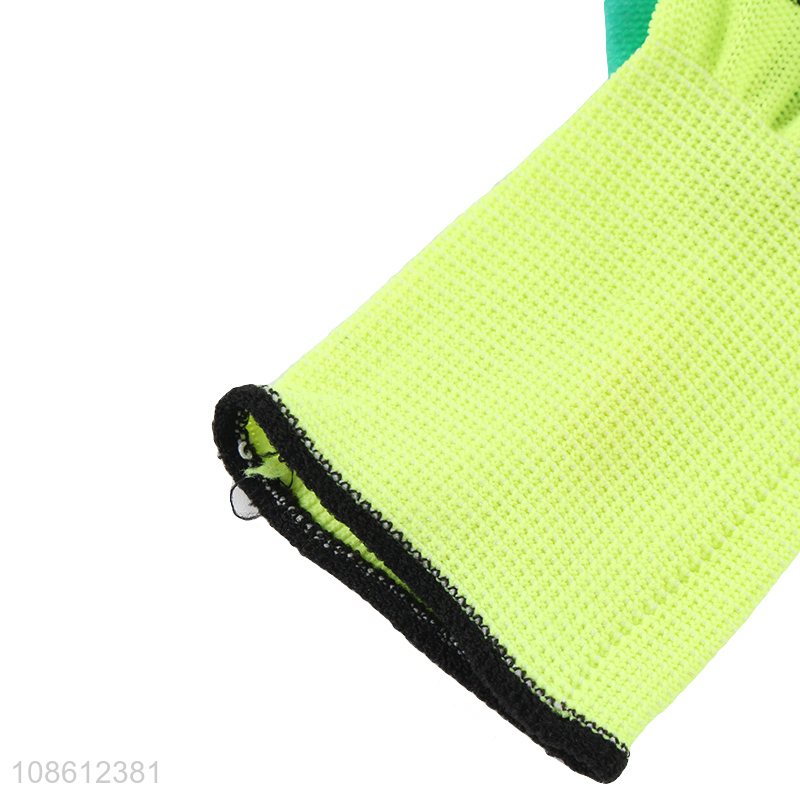 Wholesale wear resistant latex coated work gloves for men women