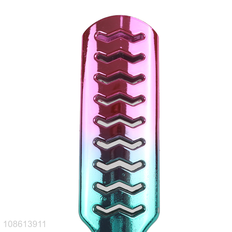 Yiwu market plastic electroplating hair comb hair brush