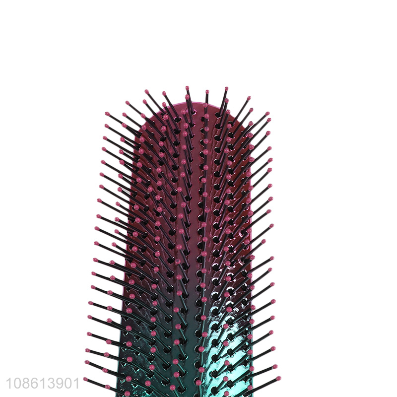 China products plastic electroplating hair brushes hair comb