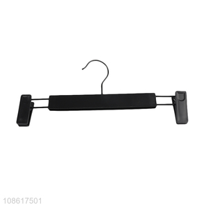 Hot selling adjustable non-slip pant hanger dress hanger with clips