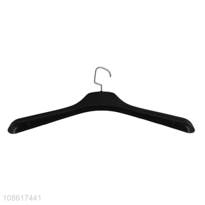 China wholesale heavy duty plastic clothes hanger suit coat hanger