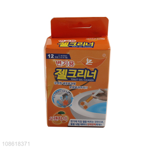 Hot sale flower gel detergent natural fragrance toilet cleaner deodorizer
