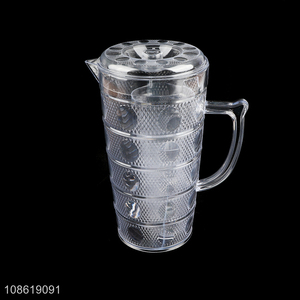 Wholesale 2300ml plastic drinking cup and water jug set for home use