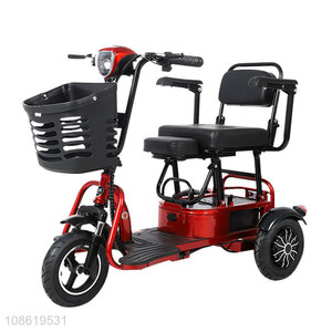 Factory price <em>lithium</em> <em>battery</em> three-gear speed fat tire folding electric trike scooter