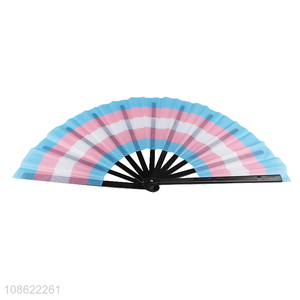 Best selling portable folding plastic fan for summer