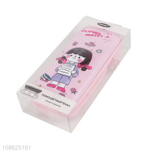 Factory direct sale cartoon students stationery box pencil case