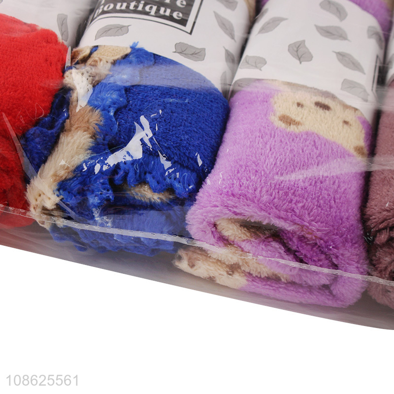 Good selling bear pattern soft cotton quick dry towel wholesale