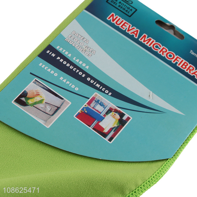 China products square microfiber cloth car cleaning towel
