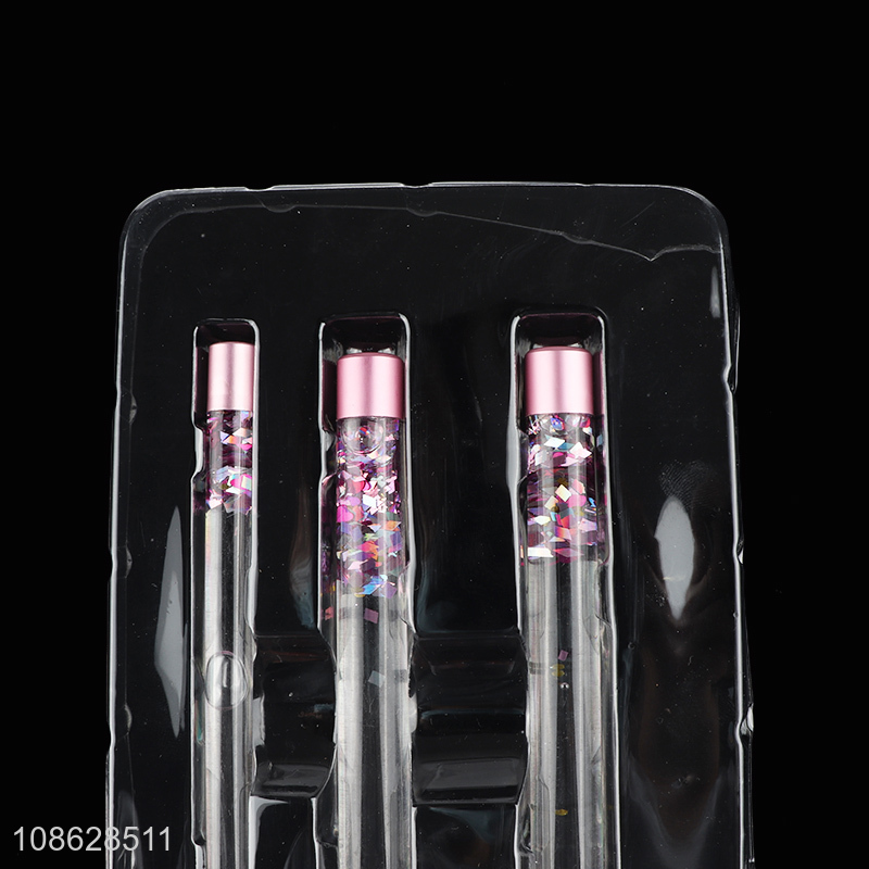 Low price 3pcs soft makeup brush set for sale