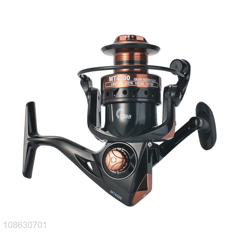 Factory Supply 5.2:1 13BB Metal Body Fishing Reel Spinning Reel