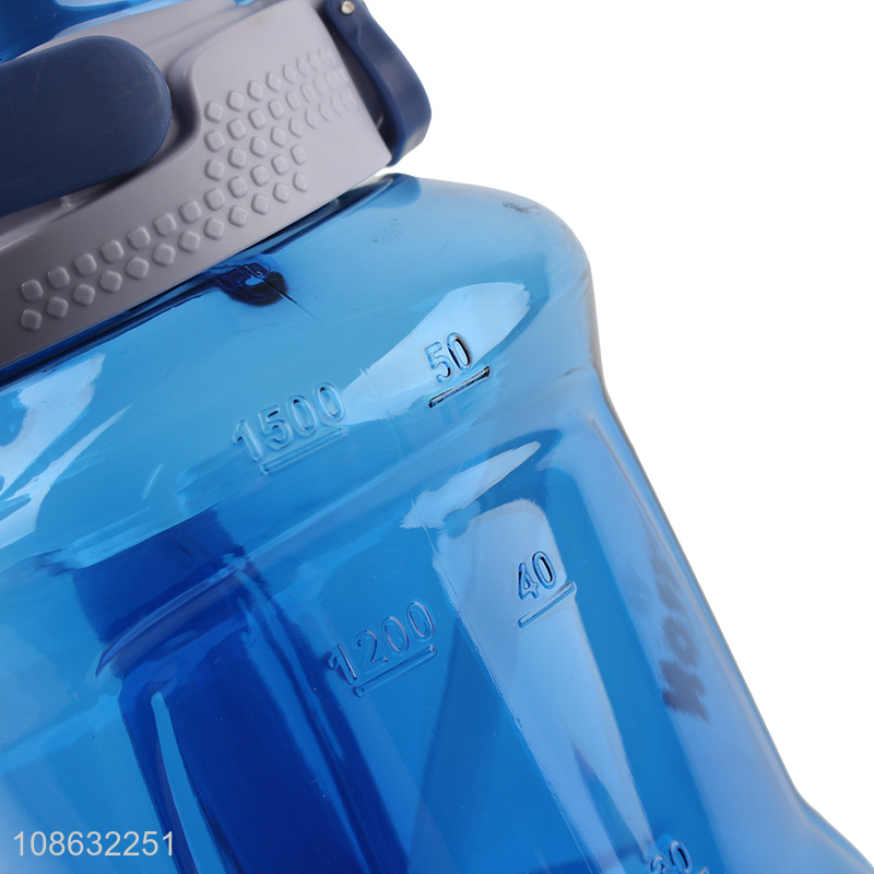 Online wholesale 1600ml fitness sports water bottle with handle
