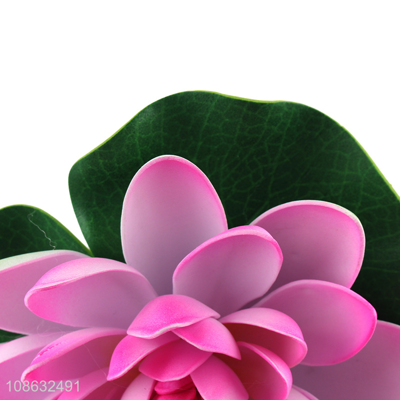 Good quality garden decoration artificial flower fake lotus