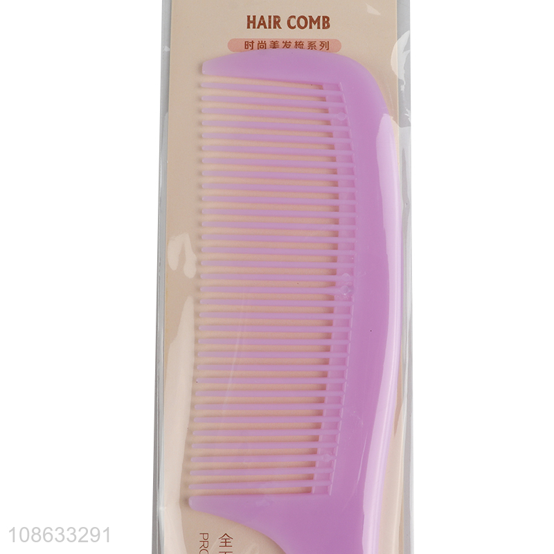 Best selling household travel plastic hair comb for dressing accessories