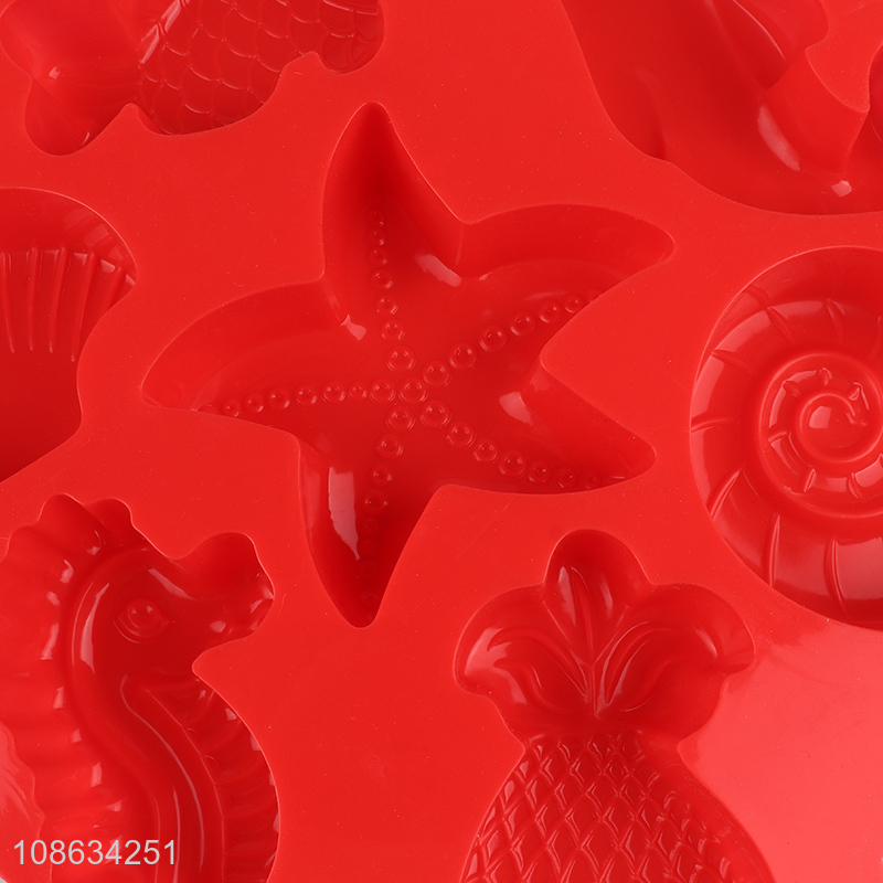 Good quality silicone cake mold marine animal cake molds