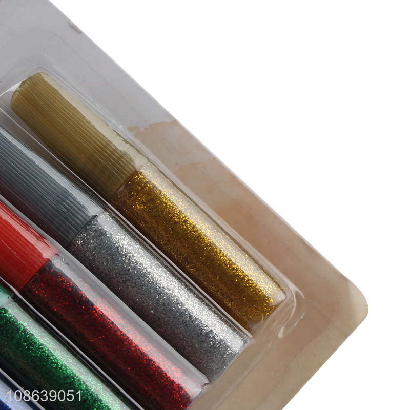 Most popular 5pcs translucent glitter glue for decoration