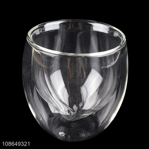 New products unbreakable glass double wall water cup drinking cup