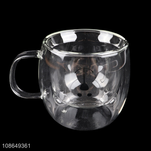 Low price clear unbreakable glass water cup drinking cup for sale