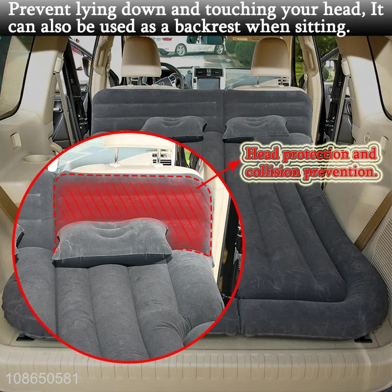 Wholesale universal car air bed car inflatable mattress for back seat