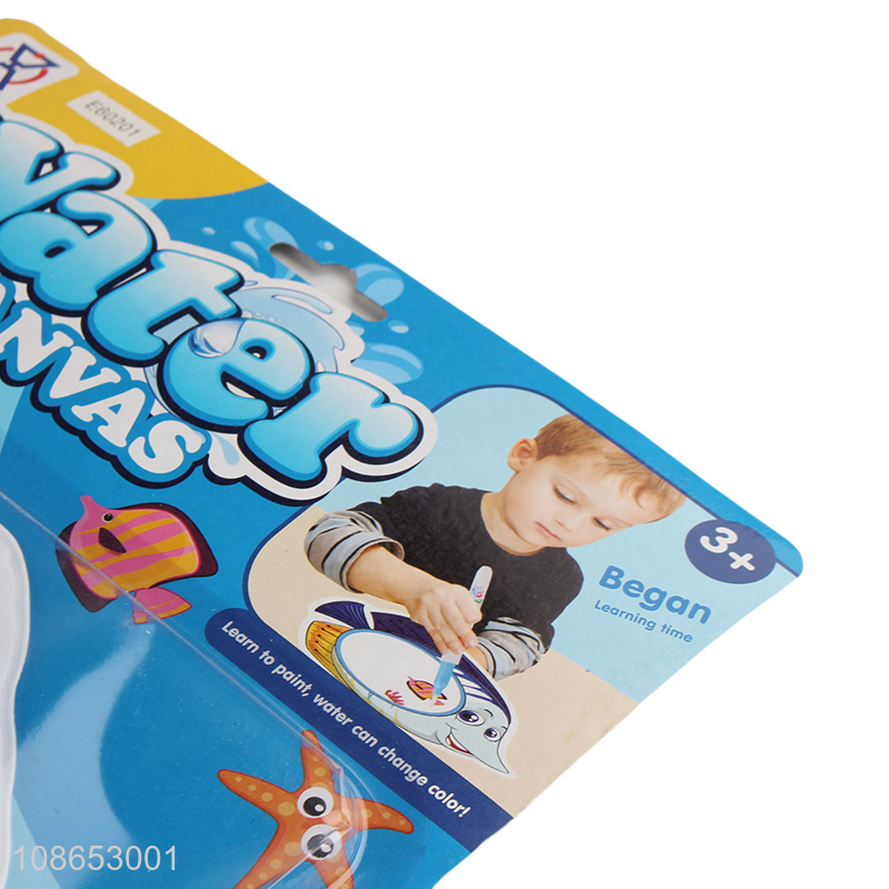 Latest products cartoon children doodle painting water canvas toys