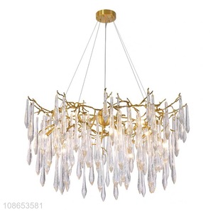 High quality modern glass chandelier tree branch chandelier ceiling light