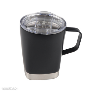 Hot selling double walled insulated stainless steel water cup with lid