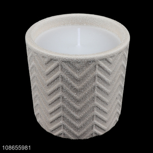 Good price ceramic jar candle strong fragranced scented candle