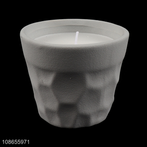 New products ceramic jar candle long lasting scented candle