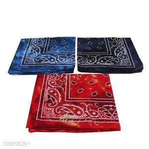 Hot items multicolor cotton fashion bandana head scarf for women