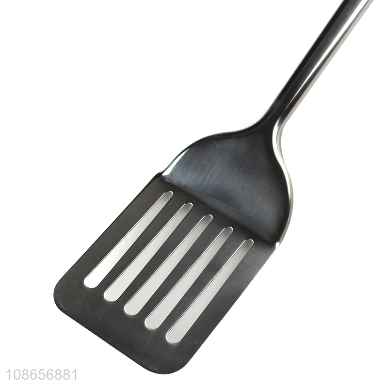 Hot products stainless steel cooking slotted spatula for sale