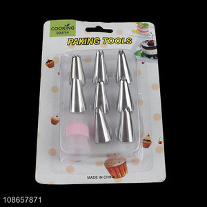 New arrival stainless steel cake decorating tool pastry nozzle tool set
