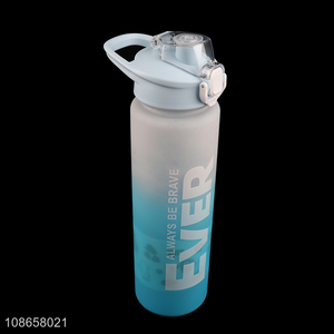 High quality bpa free petg sports water bottle with leakproof lid & handle