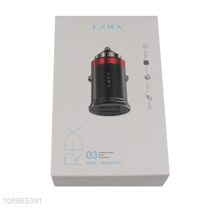 New arrival high power dual USB port car charger for sale