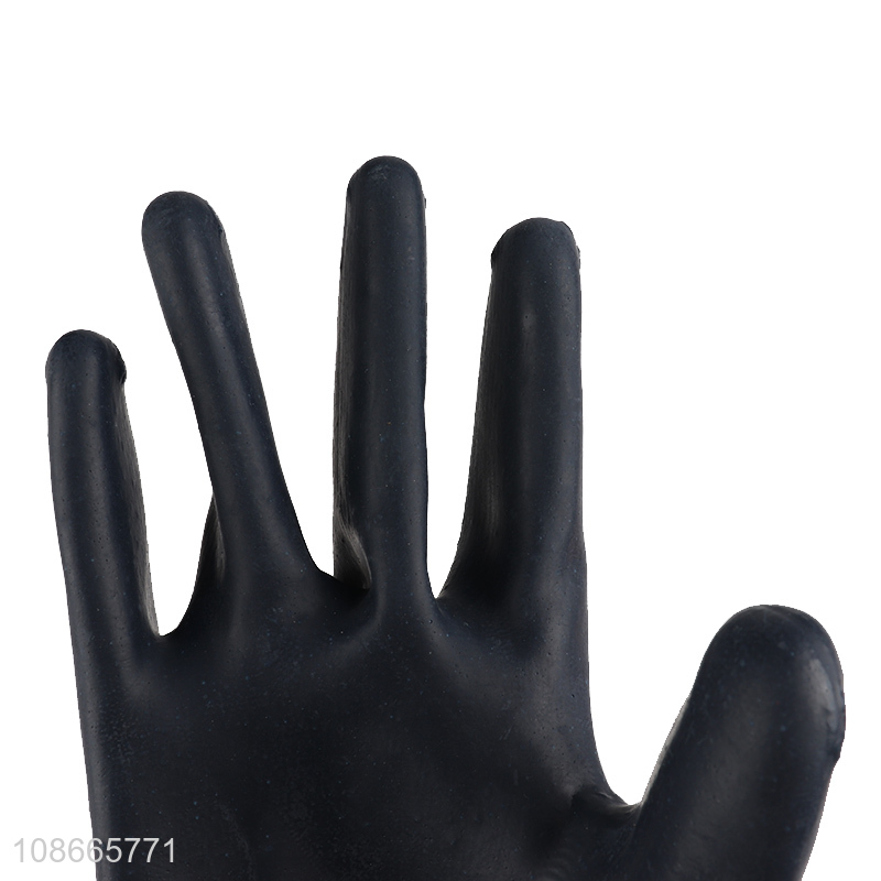 China products wear-resistant latex foaming labor protective gloves