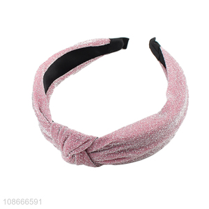 Good quality wide knotted headband hair hoop for women and girls
