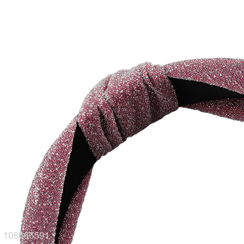 Good quality wide knotted headband hair hoop for women and girls