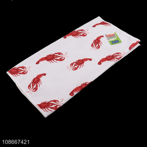High quality multi-use printed absorbent cleaning cloth cleaning rag