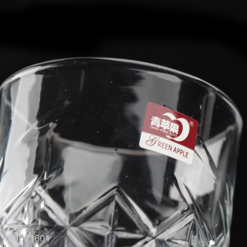 Factory supply lead free crystal glass drinking cup whiskey glasses
