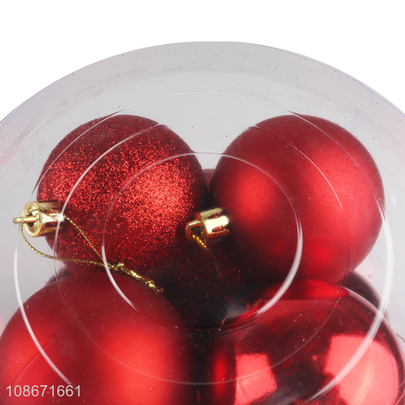 China products 24pcs christmas decoration hanging christmas ball for sale