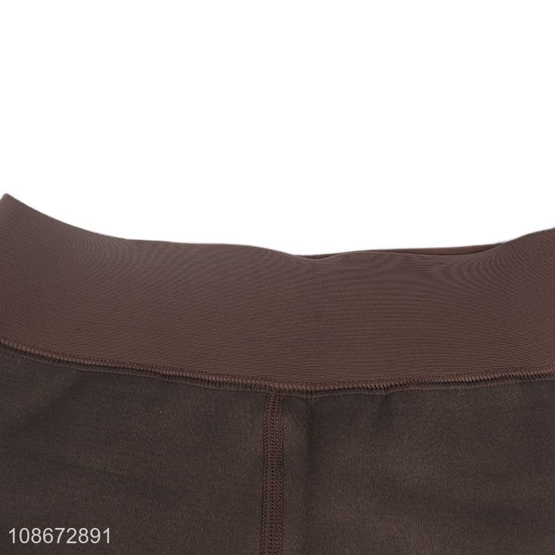 Wholesale fleece lined pantyhose high waist opaque tights leggings for women