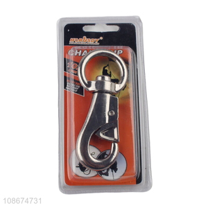 Wholesale 3.5*10cm iron carabiner spring dnap hook for climbing