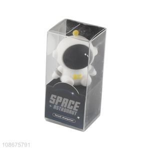 Hot selling cute astronaut shaped pencil sharpener for school student