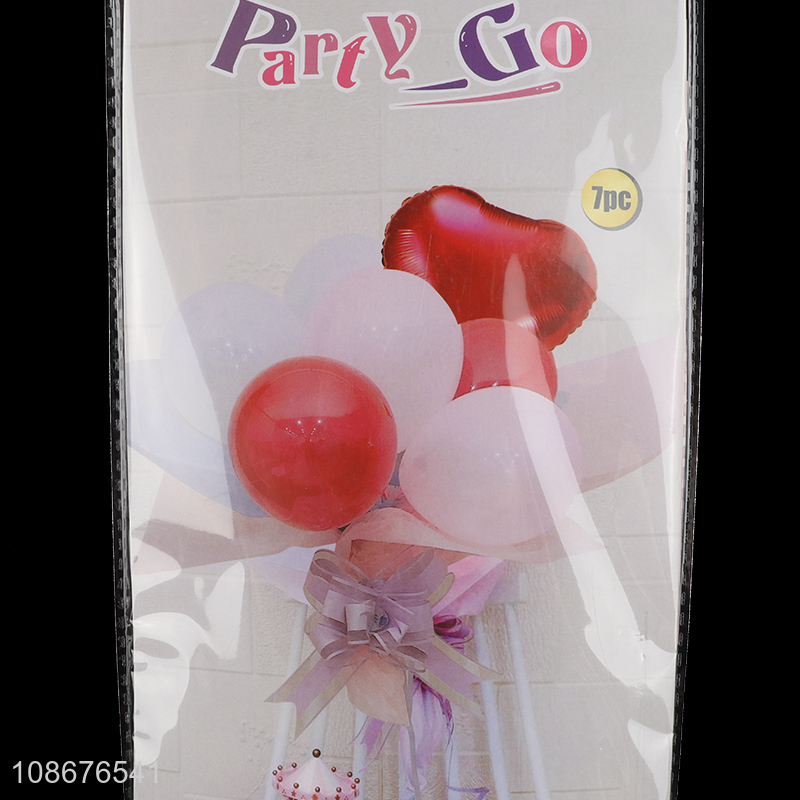 Top products 7pcs party bouquet balloon combination balloon set for sale