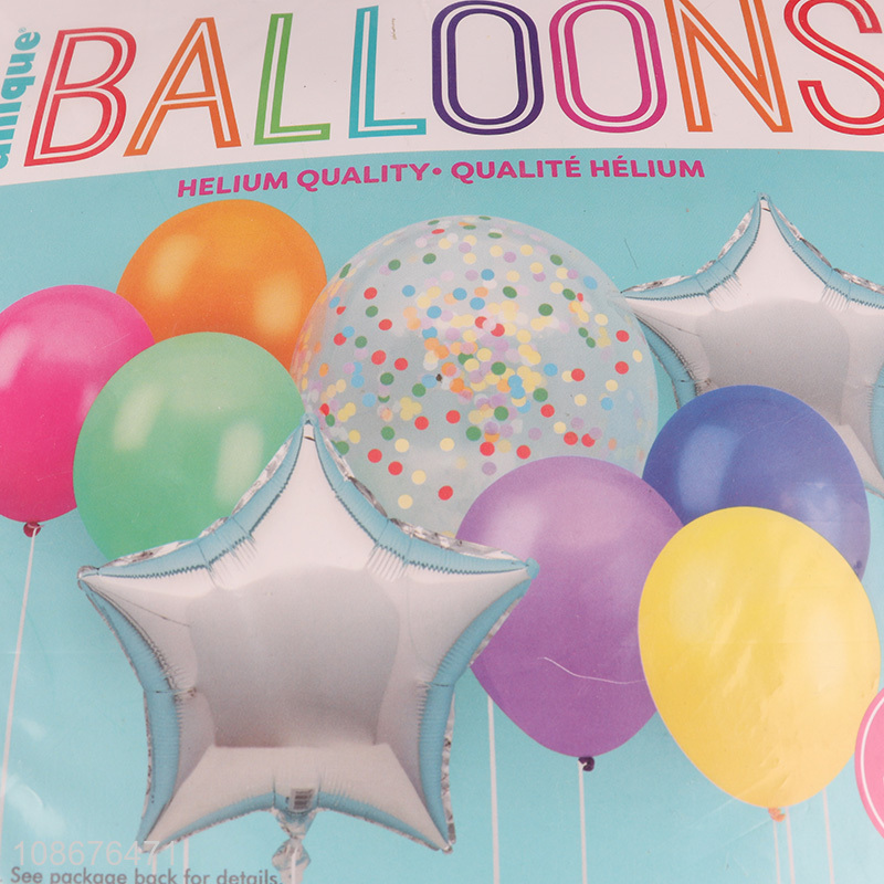 Most popular party decoration aluminum film balloon set for sale