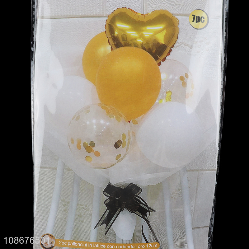 Hot selling flower bouquet shaped balloon kit for valentine's day gift