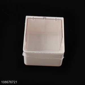 Good quality plastic divided makeup organizer vanity cosmetics storage box