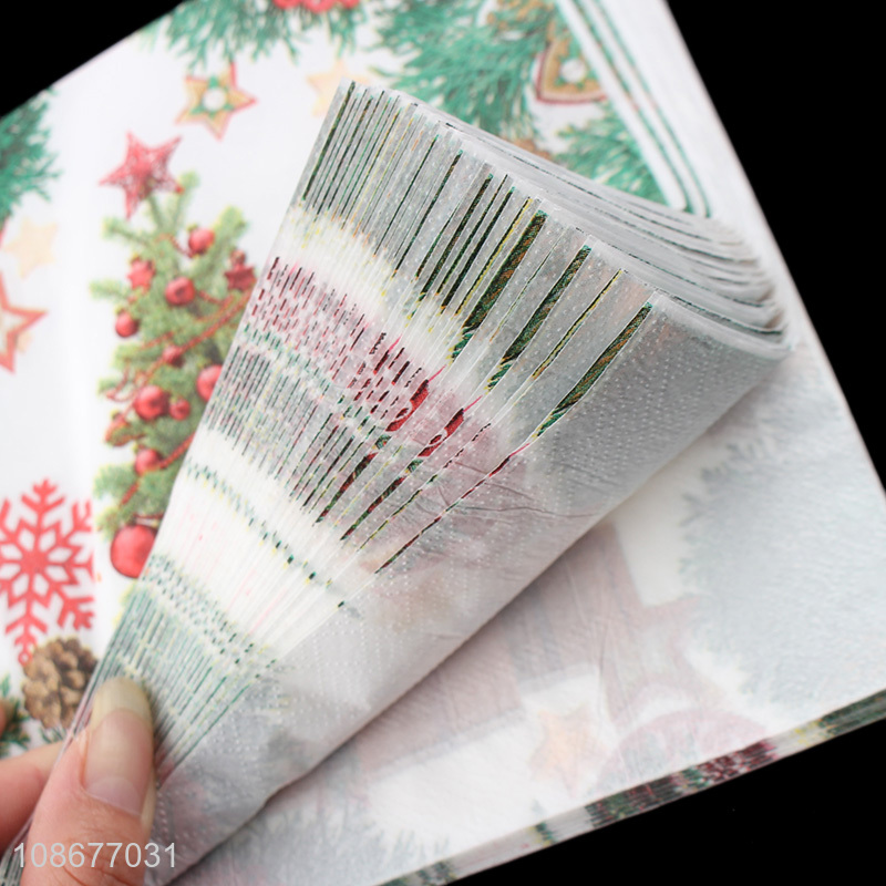Popular products christmas party supplies eco-friendly paper tissue