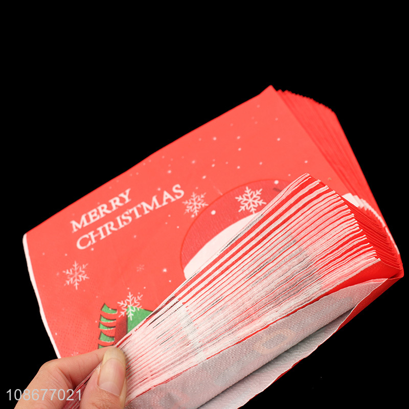 Best selling cartoon christmas party printing paper tissue wholesale