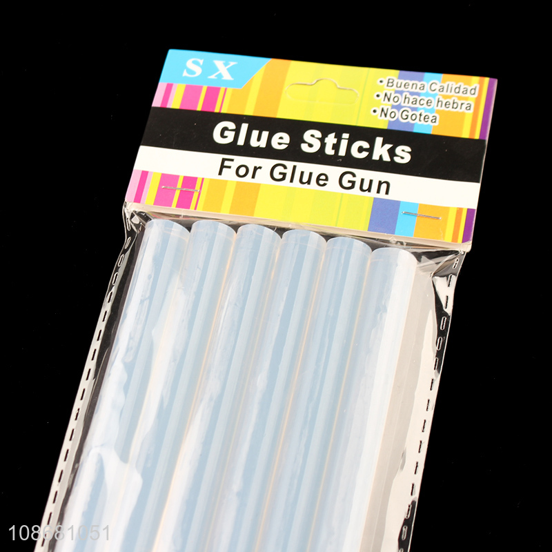 Most popular 6pcs hot melt glue sticks for glue gun