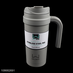 Top selling stainless steel insulated vacuum handle water cup water bottle