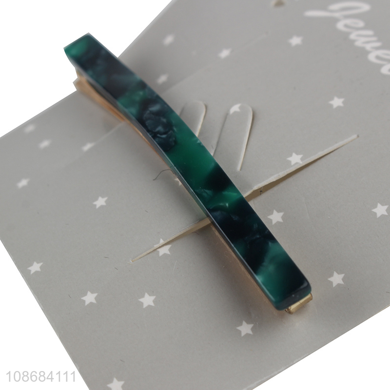 Wholesale tortoise shell bobby pins acrylic acetate hair clips for women